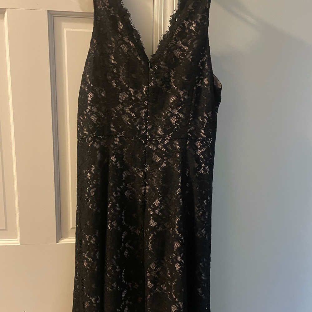 Elegant Black Lace Dress